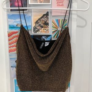 Gold Sparkly tank